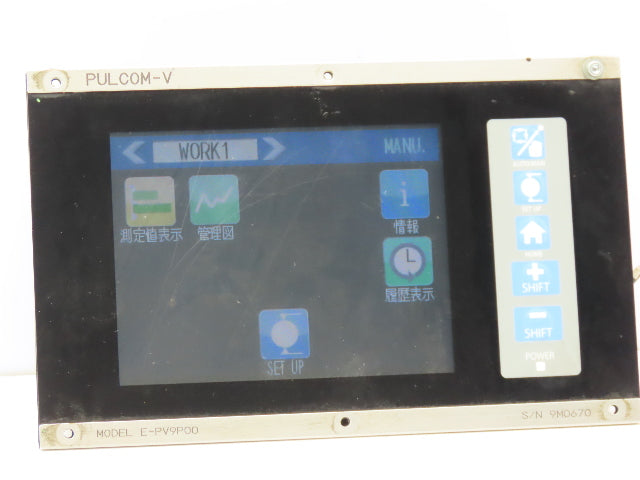 Accretech E-PV9P00 PULCOM-V Touch Panel Operator Interface 24V