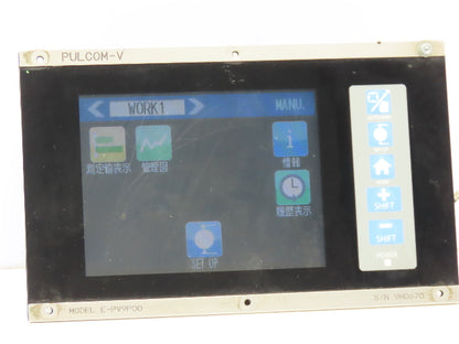 Accretech E-PV9P00 PULCOM-V Touch Panel Operator Interface 24V