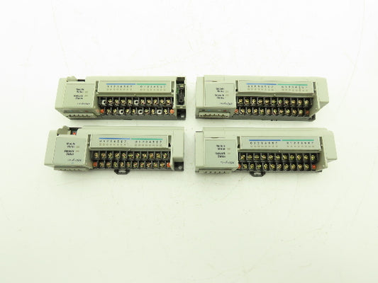 Allen Bradley 1791D-8B8P 8-Pt Input 8-Pt Output Block 24VDC Ser A Lot of 4