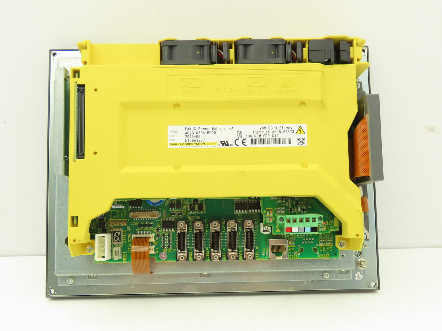 Fanuc A02B-0334-B500 HMI Display Control Panel Interface Power Motion i-A 24v 5A