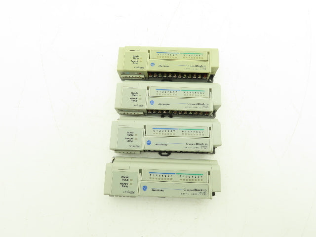 Allen Bradley 1791D-8B8P 8-Pt Input 8-Pt Output Block 24VDC Ser A Lot of 4