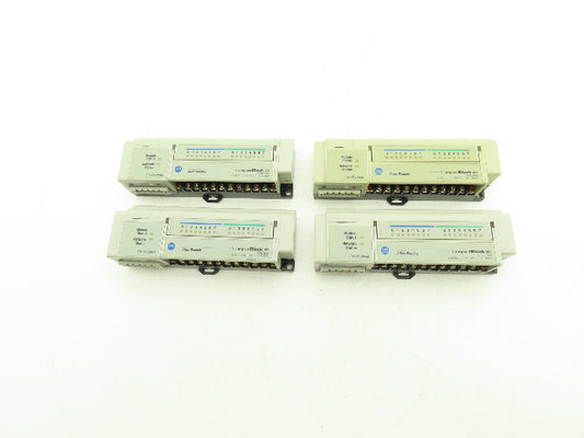 Allen Bradley 1791D-8B8P 8-Pt Input 8-Pt Output Block 24VDC Ser A Lot of 4