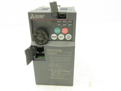 Mitsubishi FR-E720-0.4K Variable Frequency Drive Motor Inverter Control 0.4kW