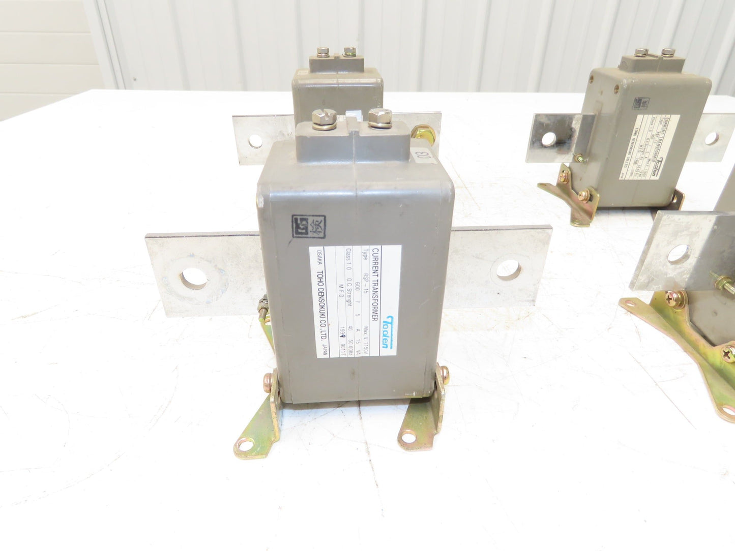 Toho Densokuki RSP-15 Current Transformer 1150V 15VA 600/5A Ratio Lot of 4