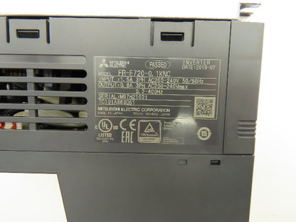 Mitsubishi FR-E720-0.1KNC Variable Frequency Drive Motor Inverter Control 0.1kW