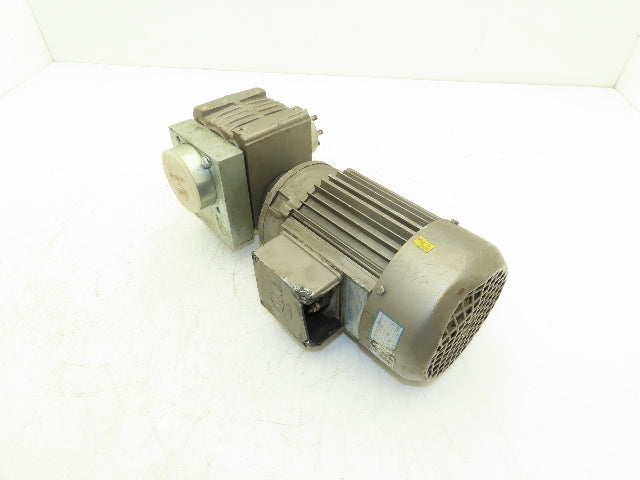 Schubert 4DF71B-4 Gearmotor 39:1 Ratio Reducer 43rpm .25kw 240/480VAC 3PH