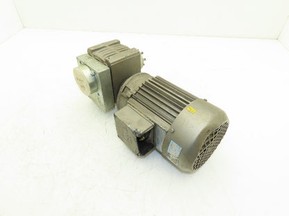 Schubert 4DF71B-4 Gearmotor 39:1 Ratio Reducer 43rpm .25kw 240/480VAC 3PH