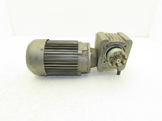 Schubert 4DF71B-4 Gearmotor 39:1 Ratio Reducer 43rpm .25kw 240/480VAC 3PH