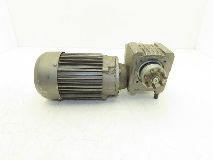 Schubert 4DF71B-4 Gearmotor 39:1 Ratio Reducer 43rpm .25kw 240/480VAC 3PH