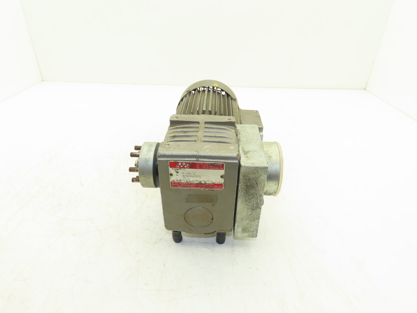 Schubert 4DF71B-4 Gearmotor 39:1 Ratio Reducer 43rpm .25kw 240/480VAC 3PH
