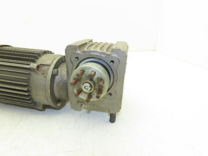 Schubert 4DF71B-4 Gearmotor 39:1 Ratio Reducer 43rpm .25kw 240/480VAC 3PH