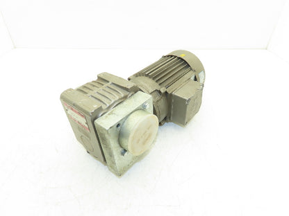Schubert 4DF71B-4 Gearmotor 39:1 Ratio Reducer 43rpm .25kw 240/480VAC 3PH