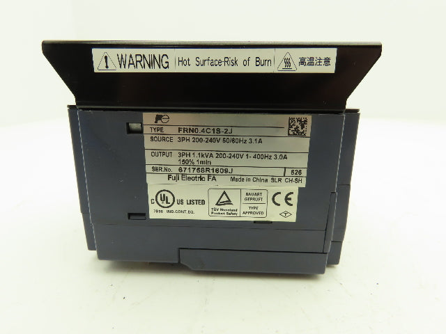 Fuji Electric FRN0.4C1S-2J Variable Frequency Drive Motor Inverter 0.4kW