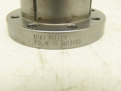 Miki Pulley NBK6A2 2-Groove V-Belt Pulley Sheave 6" OD Tapered 35mm Bushing