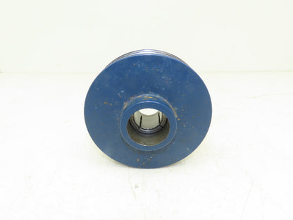 Miki Pulley NBK6A2 2-Groove V-Belt Pulley Sheave 6" OD Tapered 35mm Bushing