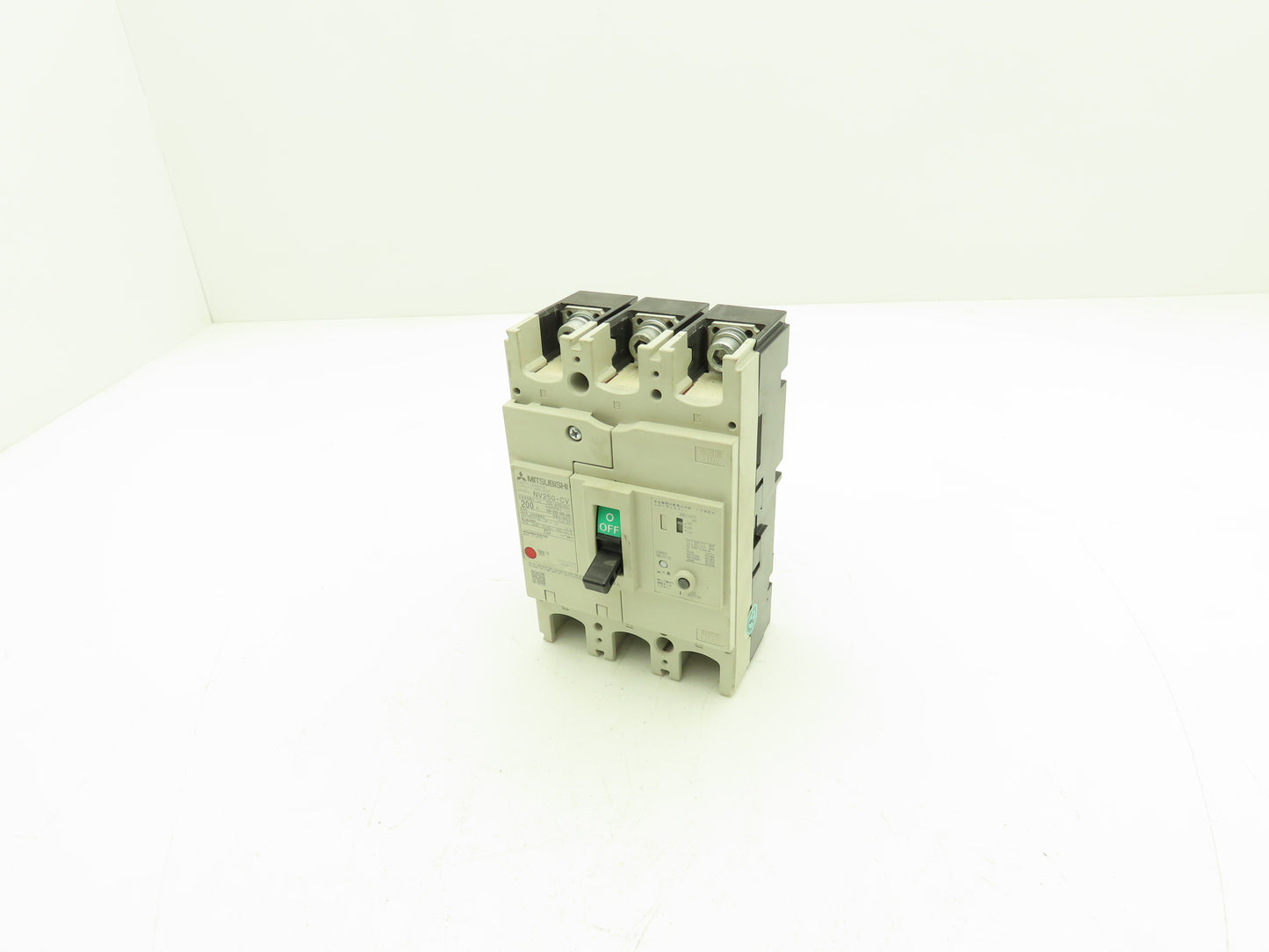 Mitsubishi Electric NV250-CV Circuit Breaker Ground Fault 200A 3Ph 100-440V