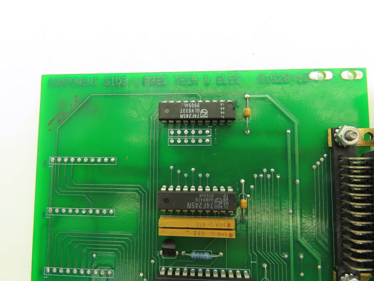 Prec Tech & Elec 01620-02 ISA Card PC Board 8-Bit