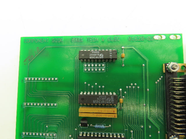 Prec Tech & Elec 01620-02 ISA Card PC Board 8-Bit
