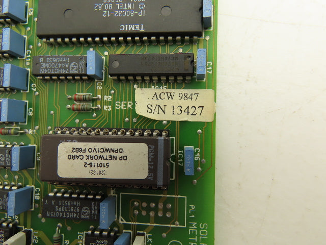 Solartron Metrology ACW 9847 DP Network Card 8-Bit ISA DPNWC1VO F6B2