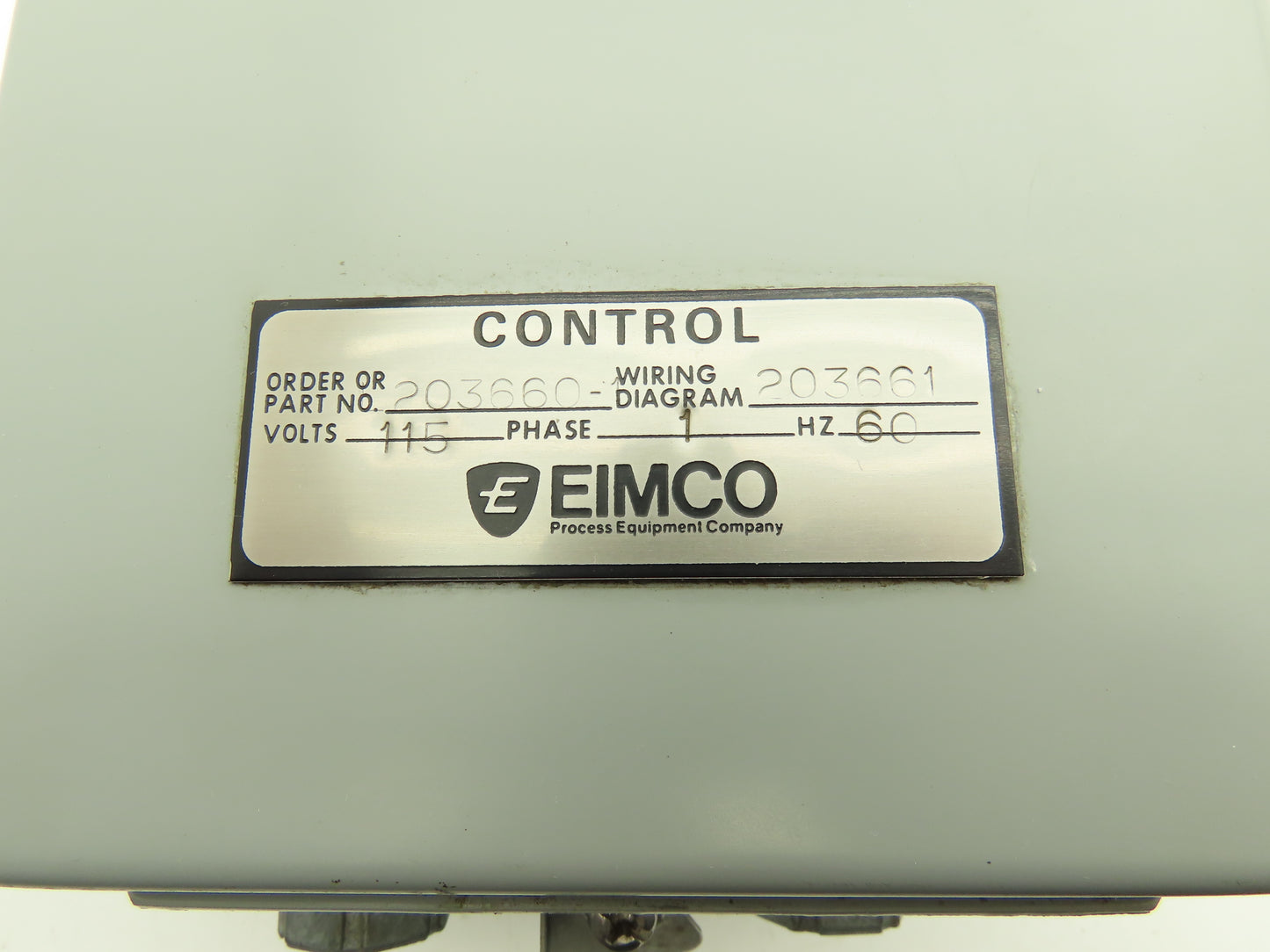 Eimco Process Equipment LPM 211 Current Transmitter 105-130vac 60Hz Control Box
