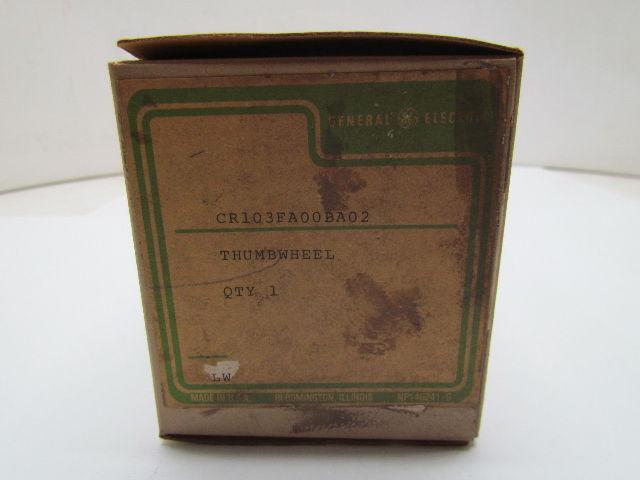GE General Electric CR103FA00BA02 2-Digit Thumbwheel CR103F A00BA02