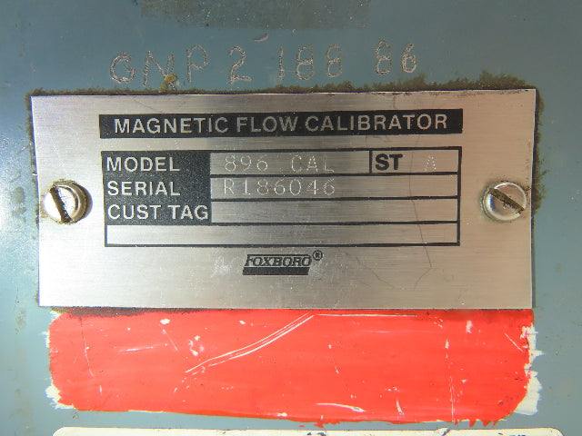 Foxboro 896 CAL Magnetic Flow Calibrator 1-10mV With Mechanical Dial Counter