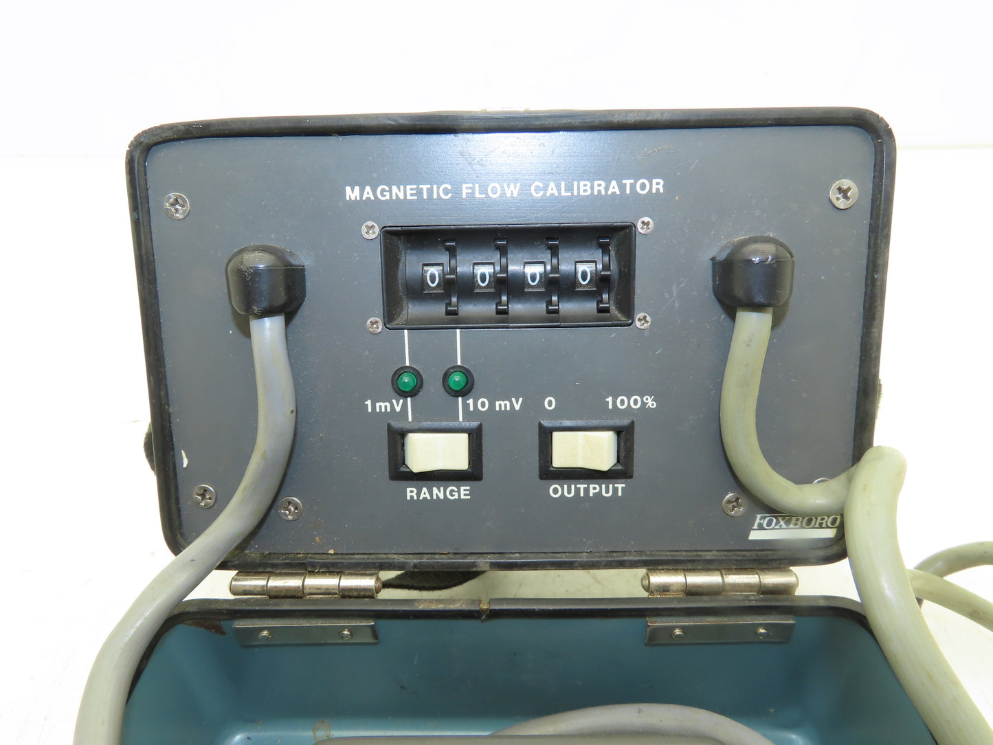 Foxboro 896 CAL Magnetic Flow Calibrator 1-10mV With Mechanical Dial Counter