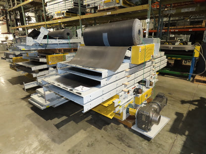 Hytrol HSSHD 37"x 50' Incline Belt Conveyor 7.5Hp 3PH Center Drive 120fpm 12' 6"