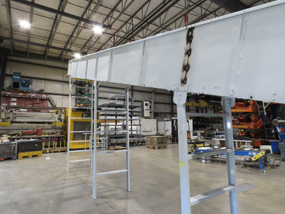 Hytrol HSSHD 37"x 50' Incline Belt Conveyor 7.5Hp 3PH Center Drive 120fpm 12' 6"