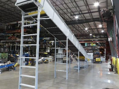 Hytrol HSSHD 37"x 50' Incline Belt Conveyor 7.5Hp 3PH Center Drive 120fpm 12' 6"