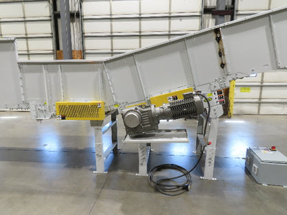 Hytrol HSSHD 37"x 50' Incline Belt Conveyor 7.5Hp 3PH Center Drive 120fpm 12' 6"