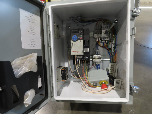 Hytrol HSSHD 37"x 50' Incline Belt Conveyor 7.5Hp 3PH Center Drive 120fpm 12' 6"