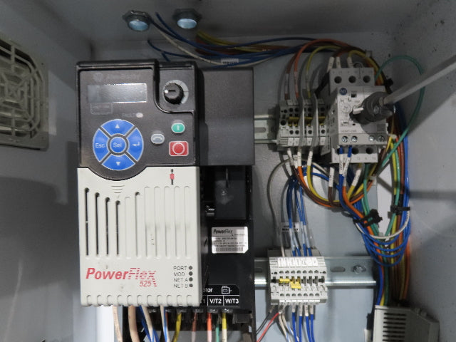 Hytrol HSSHD 37"x 50' Incline Belt Conveyor 7.5Hp 3PH Center Drive 120fpm 12' 6"