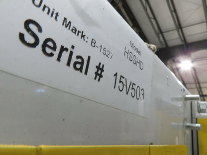 Hytrol HSSHD 37"x 50' Incline Belt Conveyor 7.5Hp 3PH Center Drive 120fpm 12' 6"