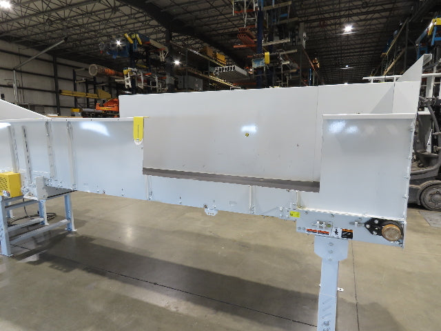 Hytrol HSSHD 37"x 50' Incline Belt Conveyor 7.5Hp 3PH Center Drive 120fpm 12' 6"