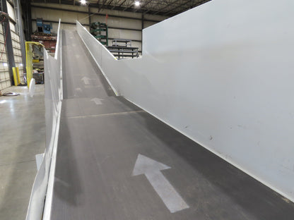 Hytrol HSSHD 37"x 50' Incline Belt Conveyor 7.5Hp 3PH Center Drive 120fpm 12' 6"