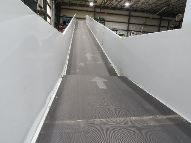 Hytrol HSSHD 37"x 50' Incline Belt Conveyor 7.5Hp 3PH Center Drive 120fpm 12' 6"
