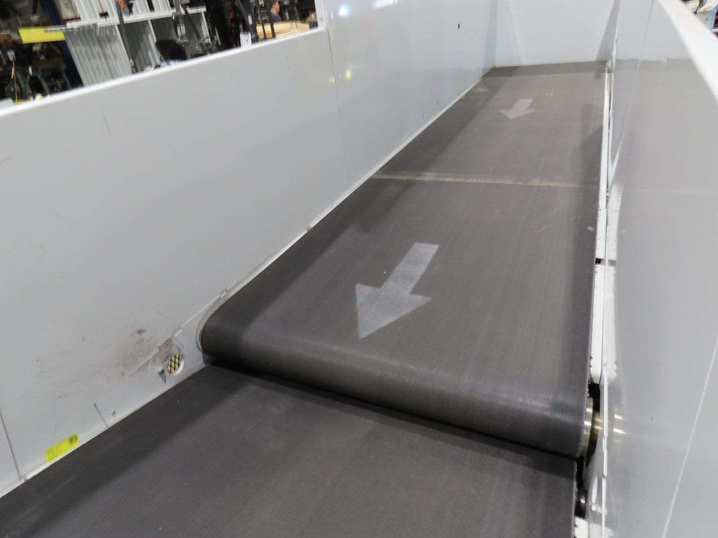 Hytrol HSSHD 37"x 50' Incline Belt Conveyor 7.5Hp 3PH Center Drive 120fpm 12' 6"