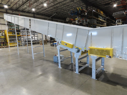 Hytrol HSSHD 37"x 50' Incline Belt Conveyor 7.5Hp 3PH Center Drive 120fpm 12' 6"