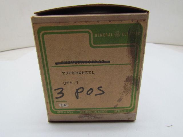 GE General Electric CR103FA00BA02 3-digit Thumbwheel CR103F A00BA02