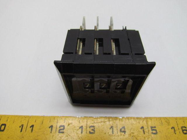 GE General Electric CR103FA00BA02 3-digit Thumbwheel CR103F A00BA02