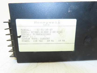 Honeywell DC3001-0-000-2-00-0111 Digital Temperature Controller 120VAC