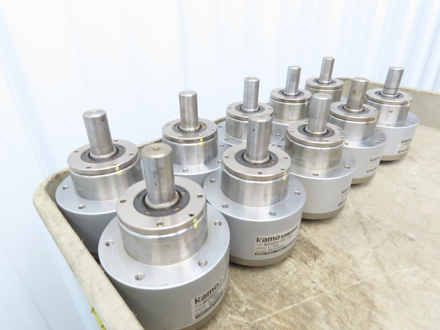 Kamo Kamoseiko BR100SH-20G-S292 Inline Ball Reducer 20:1 Ratio Gearhead