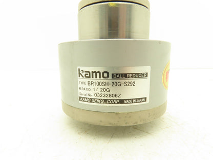 Kamo Kamoseiko BR100SH-20G-S292 Inline Ball Reducer 20:1 Ratio Gearhead