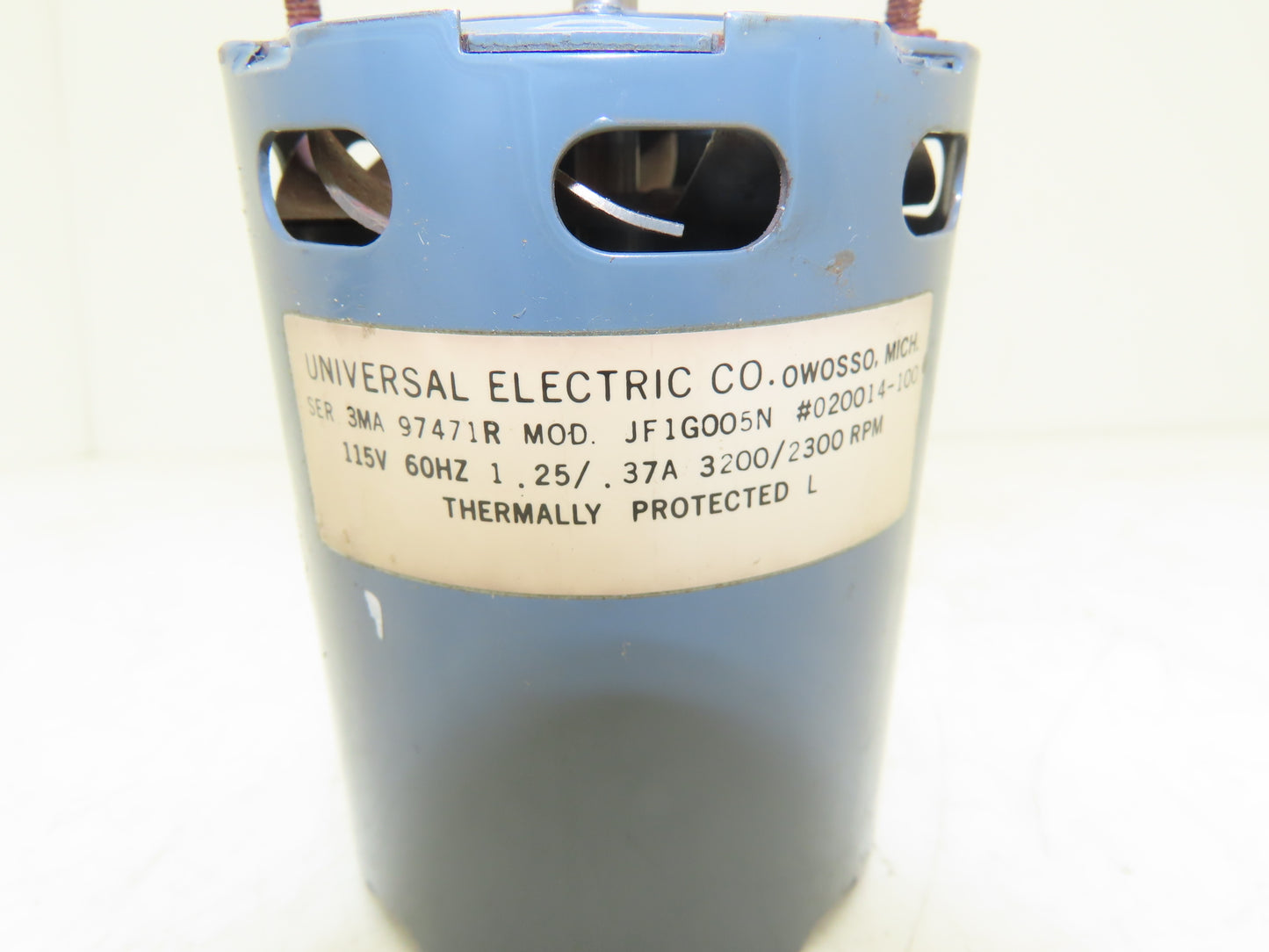 Universal Electric JF1G005N AC Motor 3200/2300rpm 115vac 1ph 60HZ