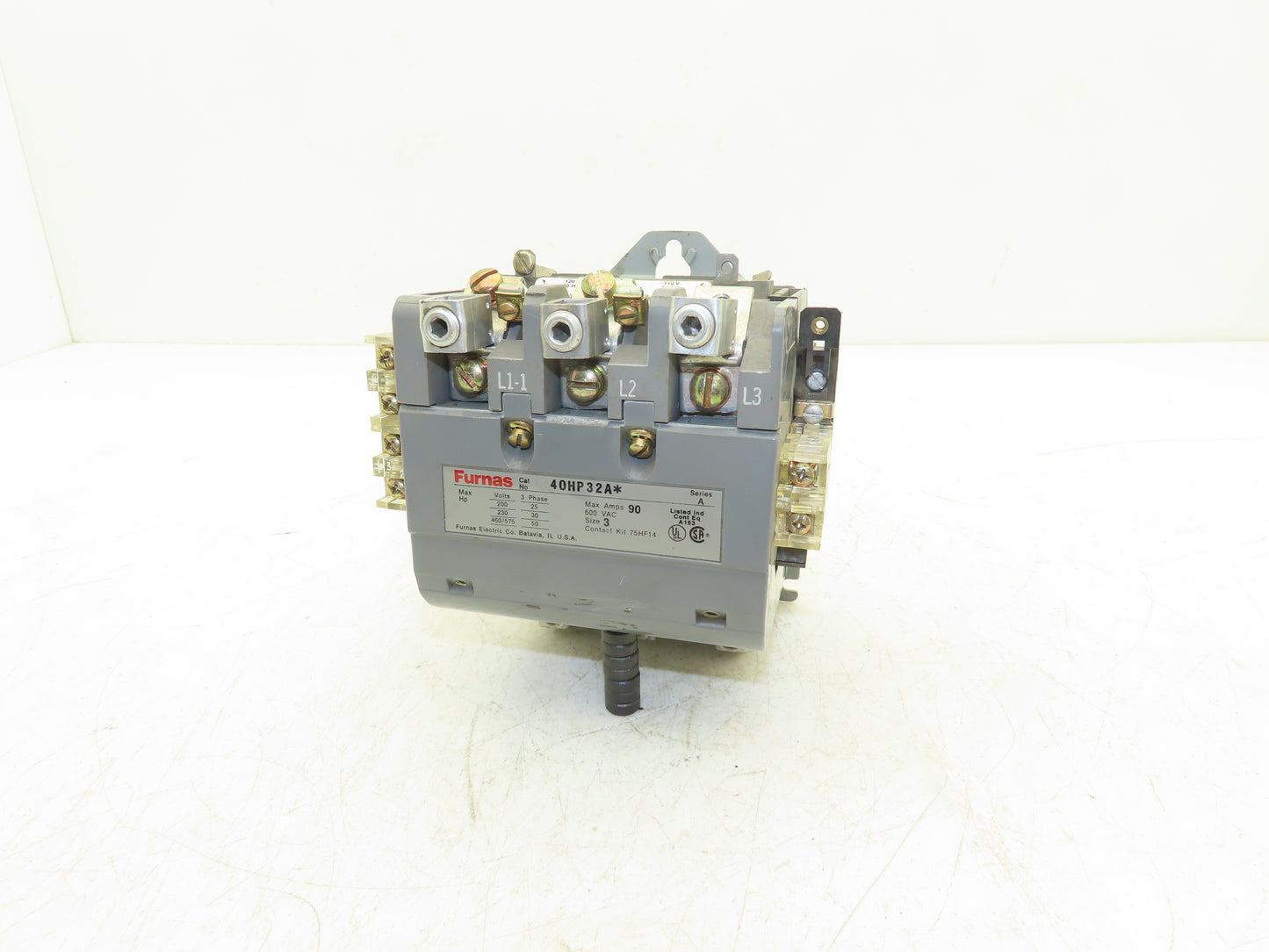 Furnas 40HP32A* AC Contactor Motor Starter 50Hp 600VAC 3Ph 120V Coil