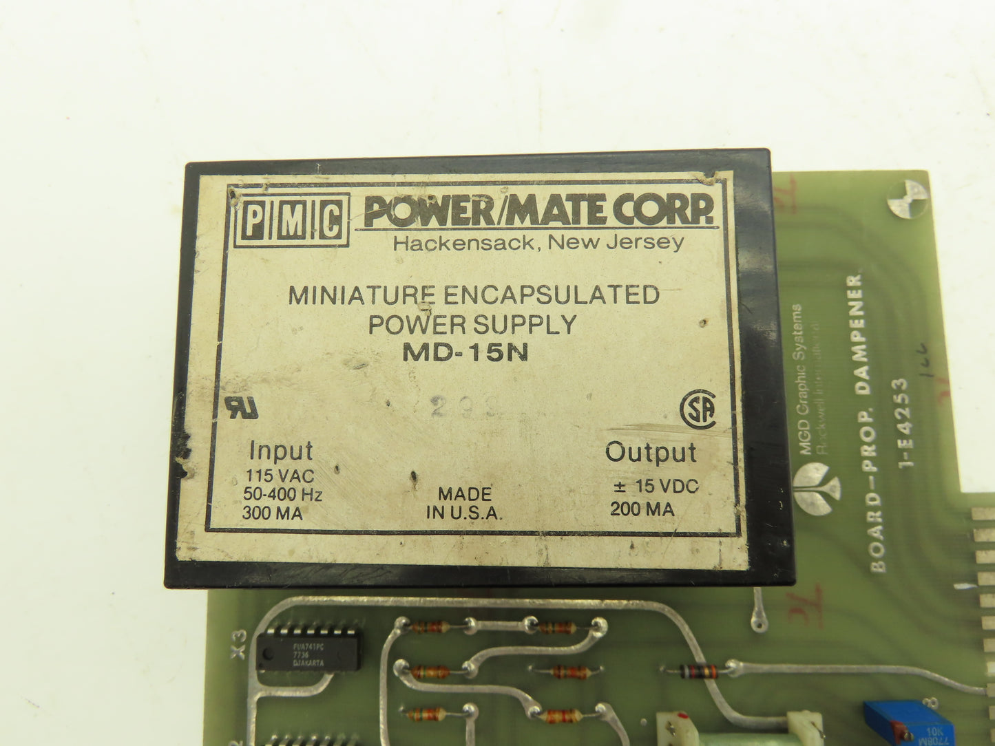 Rockwell 1-E4253 1-E4253 Dampener Board-Prop MGD Graphic PCB Module