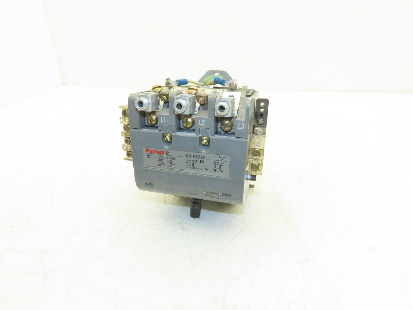 Furnas 40HP32AF Contactor Motor Starter 3Ph 600v 50Hp Ser A Coil 120v