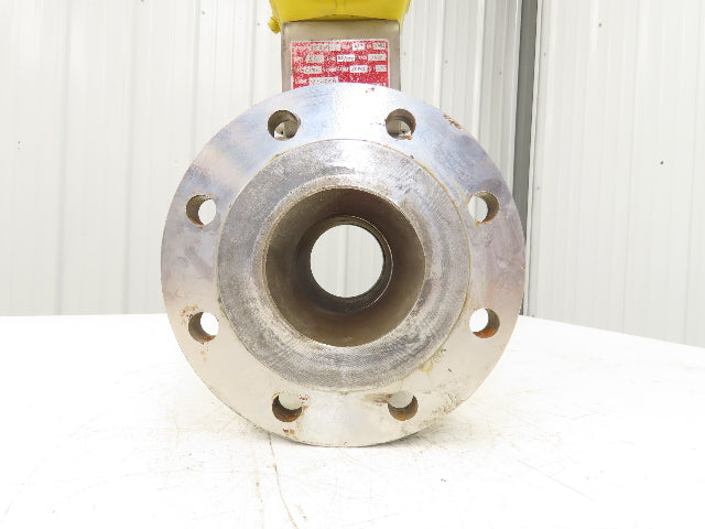 Velan 4-150 Stainless Ball Valve 4" Flanged w/Hytork 425 Pneumatic Actuator