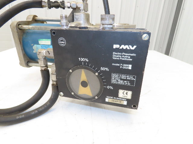Jamesbury 3" 5150 313600TT Ball Valve Flanged w/Pneumatic Actuator & Positioner